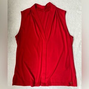 Calvin Klein Vibrant Red Blouse